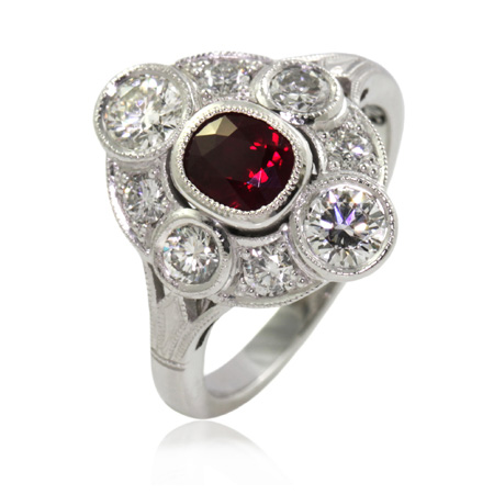 Ruby-diamond-art-deco-custom-ring-bentley-de-lisle