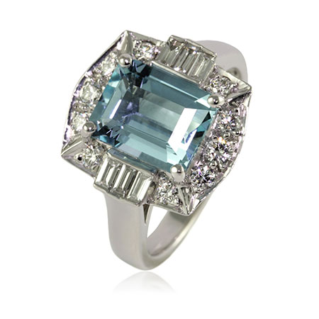 Aquamarine-diamond-art-deco-ring-bentley-de-lisle
