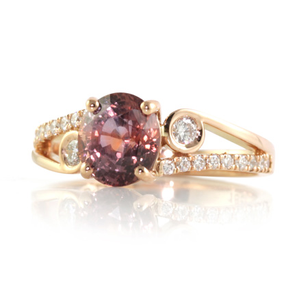 Padapardscha-sapphire-diamond-rose-gold-engagement-ring-bentley-de-lisle