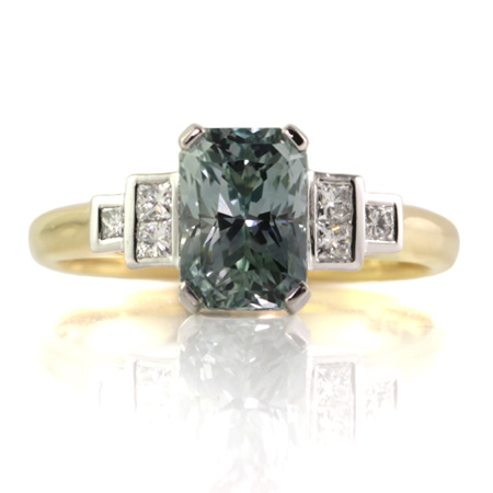 Seafoam-sapphire-diamond-engagement-ring-radiant-cut-bentley-de-lisle