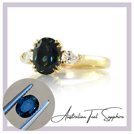 Teal-sapphire-double-claw-engagement-ring-bentley-de-lisle
