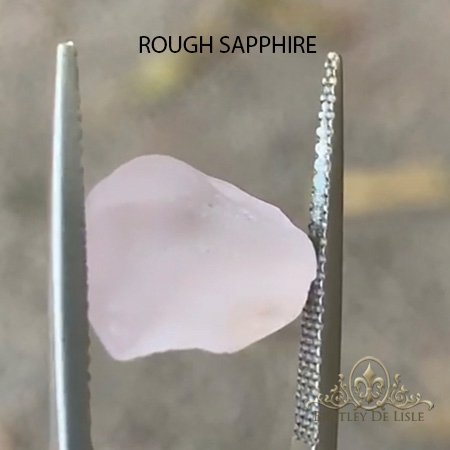 Pink-sapphire-rough-bentley-de-lisle-brisbane