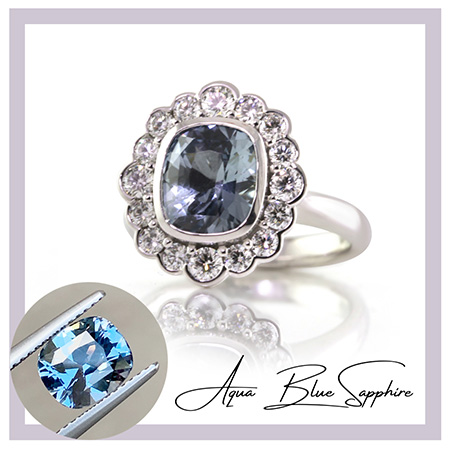 Aqua-blue-cushion-sapphire-engagement-ring-bentley-de-lisle