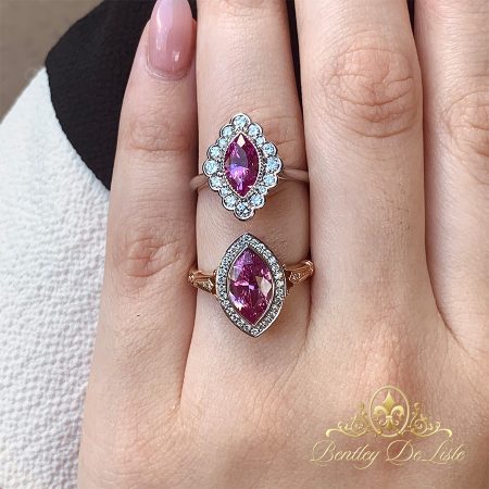 Pink-marquise-sapphire-vintage-style-ring-Paddington-bentley-de-lisle-new