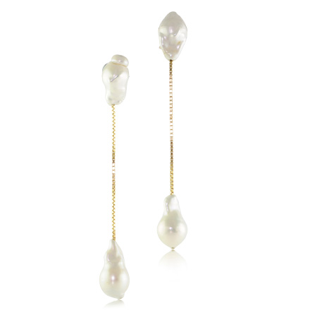 Baroque-pearl-chain-drop-earrings-bentley-de-lisle