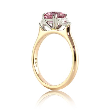 Padpardscha-sapphire-trilliant-cut-diamond-ring-side-bentley-de-lisle-900px