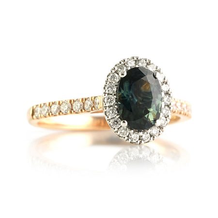 Teal-green-australian-sapphire-halo-ring-bentley-de-lisle-paddington