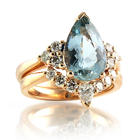 Rose-gold-aquamarine-engagement-ring-diamond-tiara-wedding-ring-bentley-de-lisle